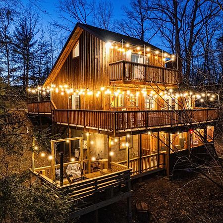 The Family Stone Luxe Cabin Sleeps 12 Hot Tub Dogfriendly Dollywood 鸽子谷 外观 照片