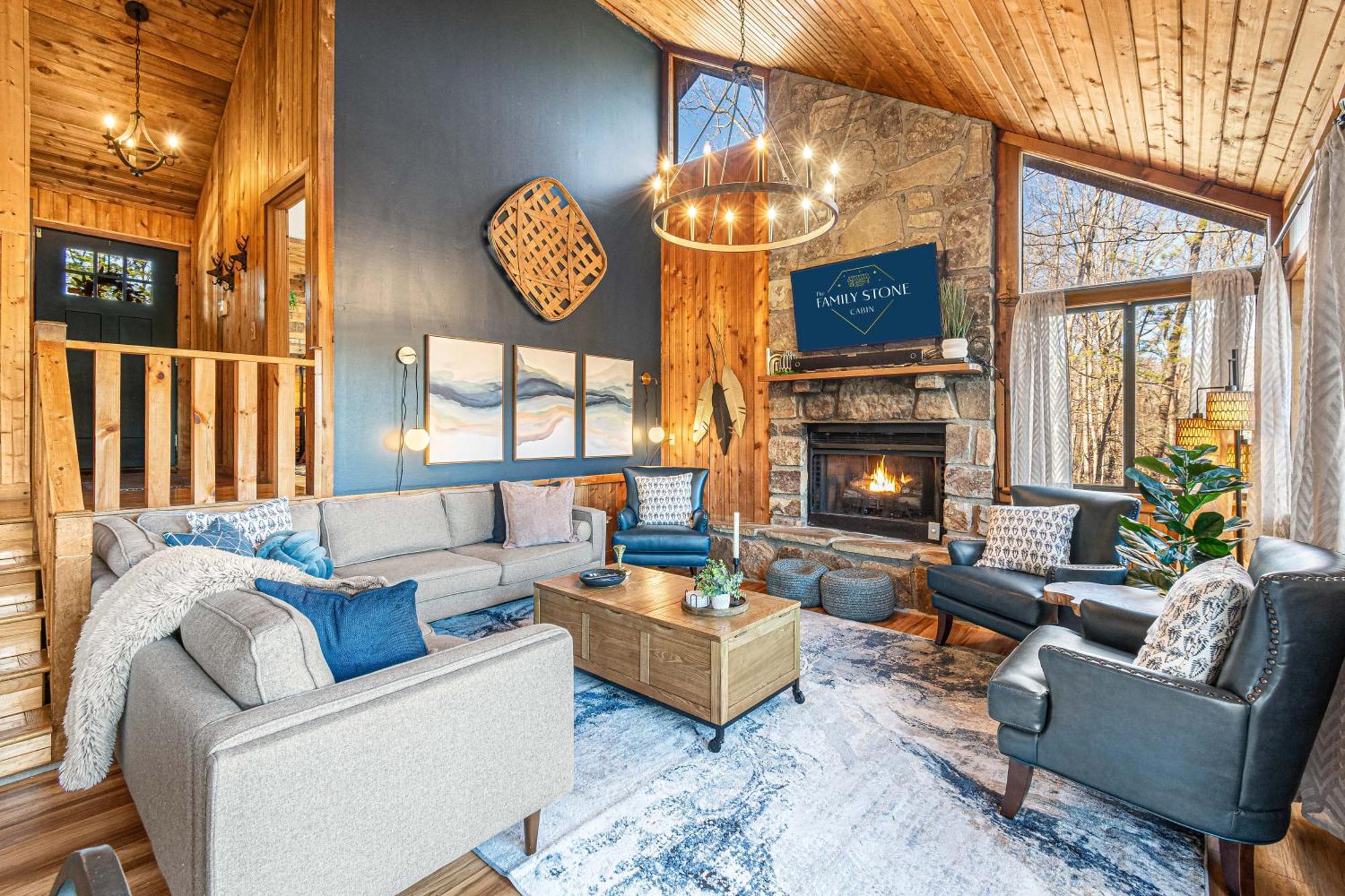 The Family Stone Luxe Cabin Sleeps 12 Hot Tub Dogfriendly Dollywood 鸽子谷 外观 照片